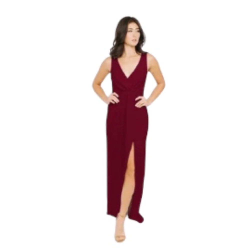 🆕 Park & Fifth “Gabriola” Burgundy Long Sleeveless Dress - Women’s Size 4